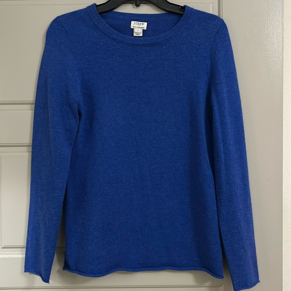 J. Crew Sweaters - J. Crew Royal Blue Cashmere Crewneck Sweater